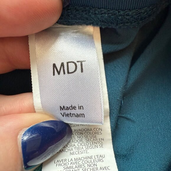 IRG Womens Jogger Scrub Pants With Pockets Teal Size MDT Polyester/Spandex Blend - Picture 5 of 7